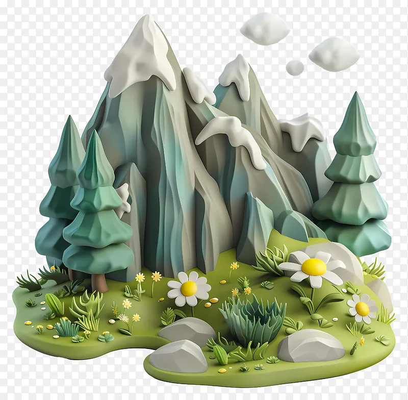 山水风景插画PNG图片素材下载_图片编号pajvqgmpya-免抠素材网
